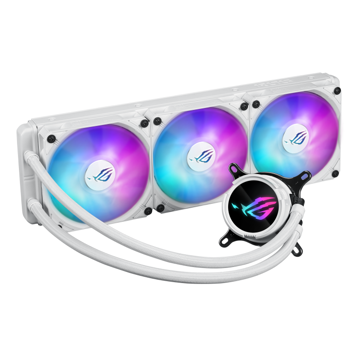 ASUS ROG Strix LC III 360 ARGB CPU Liquid Cooling, 360mm Radiator, 3x ROG STRIX AF-12S ARGB 120mm Fans White ASUS ROG Strix LC III 360 ARGB CPU Liquid Cooling, 360mm Radiator, 3x ROG STRIX AF-12S ARGB 120mm Fans White